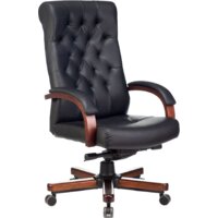 Офисное кресло Бюрократ T-9928WALNUT (черный) — Chaika Market