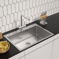 Кухонная мойка ARFEKA ECO AR 700*500 SATIN DECOR MILLET GRAINS — Chaika Market