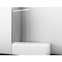 Стеклянная шторка для ванны Wasserkraft Main 41S02-80 - Изображение №2 — Chaika Market