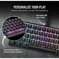 Клавиатура Corsair K65 RGB Mini (черный, Cherry MX Speed, нет кириллицы) - Изображение №23 — Chaika Market