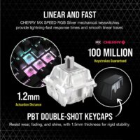 Клавиатура Corsair K65 RGB Mini (черный, Cherry MX Speed, нет кириллицы) - Изображение №21 — Chaika Market