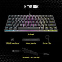 Клавиатура Corsair K65 RGB Mini (черный, Cherry MX Speed, нет кириллицы) - Изображение №25 — Chaika Market
