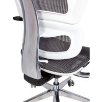 Офисное кресло Norden Hero White YS-0810H-T(E+E)W (белый/серый) - Изображение №6 — Chaika Market