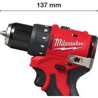 Дрель-шуруповерт Milwaukee M12 BLDDRC-0 4933499683 (без АКБ) - Изображение №2 — Chaika Market