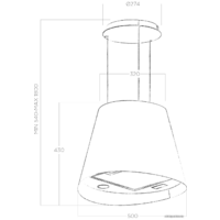 Кухонная вытяжка Elica Juno Urban Cast Iron/F/50 - Изображение №4 — Chaika Market