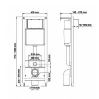 Унитаз подвесной Berges Wasserhaus Quattro S Rimless 043364 (с сиденьем и кнопкой смыва) - Изображение №8 — Chaika Market