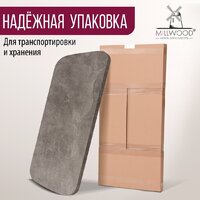 Столешница Millwood Закругленная 130x80 (бетон) - Изображение №9 — Chaika Market