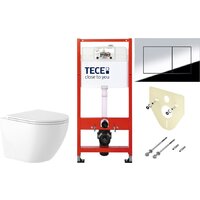 Унитаз подвесной Saniteco KW-9003W Rimles + TECE Kit 9400412 — Chaika Market