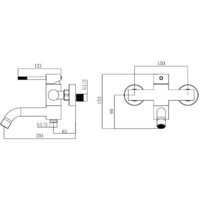 Смеситель Voda Vessel VSL54GM - Изображение №2 — Chaika Market