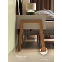 Комод Crafto Мунк 02 44x40x50 (белый дуб) - Изображение №7 — Chaika Market