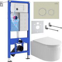 Унитаз подвесной Roxen StounFix Dual Fresh 968249 — Chaika Market