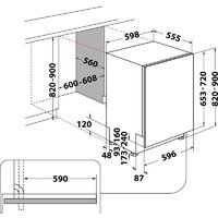 Встраиваемая посудомоечная машина Whirlpool WI 7020 PEF - Изображение №12 — Chaika Market