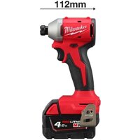 Винтоверт Milwaukee M18 M18BLIDRC-402C 4933492840 (с 2-мя АКБ, кейс) - Изображение №4 — Chaika Market