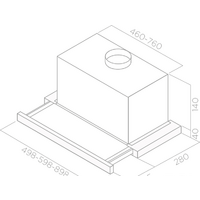 Кухонная вытяжка Elica Elite 14 Lux GRVT/A/90 (PRF0098879) - Изображение №4 — Chaika Market