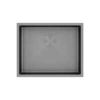 Кухонная мойка Paulmark Next 54 Uni PM215444-MG (серый/серый матовый) — Chaika Market
