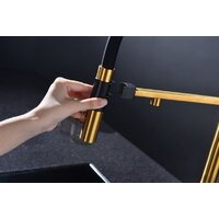 Смеситель Paulmark Magneto One Ma213188-BG (золото/брашированное золото) - Изображение №6 — Chaika Market