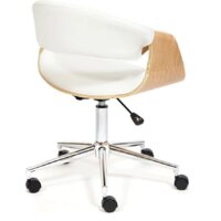 Офисное кресло TetChair Bend кожзам (натуральный/белый) - Изображение №9 — Chaika Market