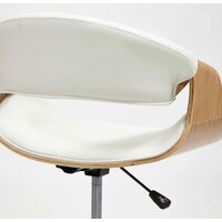 Офисное кресло TetChair Bend кожзам (натуральный/белый) - Изображение №3 — Chaika Market