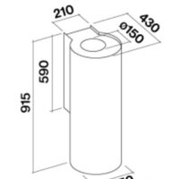 Кухонная вытяжка Falmec Polar/White Design 35 800 м3/ч (белый) - Изображение №2 — Chaika Market