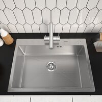 Кухонная мойка ARFEKA ECO AR 700*500 SATIN DECOR - Изображение №2 — Chaika Market