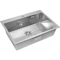 Кухонная мойка ARFEKA ECO AR 700*500 SATIN DECOR - Изображение №3 — Chaika Market