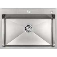 Кухонная мойка ARFEKA ECO AR 700*500 SATIN DECOR - Изображение №4 — Chaika Market