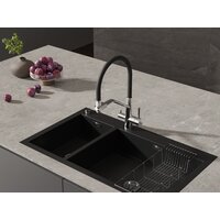 Смеситель Cersanit Vivo однорычажный с фильтром с гибким изливом 68217 (хром) - Изображение №13 — Chaika Market