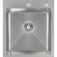 Кухонная мойка ARFEKA ECO AR 450*500 SATIN DECOR — Chaika Market