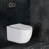 Унитаз подвесной Roxen Vortex Tornado в комплекте с инсталляцией StounFix Dual Fresh 6 в 1 964479 (кнопка: хром матовый) - Изображение №9 — Chaika Market