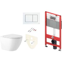Унитаз подвесной Saniteco KW-9003W Rimles + TECE Kit 9400413 - Изображение №1 — Chaika Market