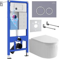 Унитаз подвесной Roxen StounFix Dual Fresh 968253 — Chaika Market
