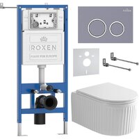 Унитаз подвесной Roxen StounFix Dual Fresh 968253 - Изображение №2 — Chaika Market