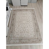 Ковер для жилой комнаты Radjab Carpet Арвен Прямоугольник PS23E 12011RK (2.4x3.4, Cream) - Изображение №2 — Chaika Market