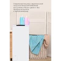 Стиральная машина с вертикальной загрузкой MAUNFELD MFWM127WH - Изображение №30 — Chaika Market