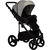 Универсальная коляска Indigo Tour Eco (2 в 1, te 02/черная кожа+серая кожа) - Изображение №4 — Chaika Market