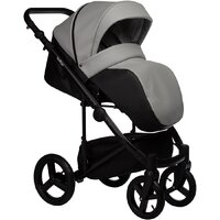 Универсальная коляска Indigo Tour Eco (2 в 1, te 02/черная кожа+серая кожа) - Изображение №3 — Chaika Market