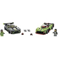 Конструктор LEGO Speed Champions 76910 Aston Martin Valkyrie AMR Pro+Vantage GT3 - Изображение №7 — Chaika Market