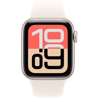 Умные часы Apple Watch SE 3 40 мм (алюминиевый корпус, звездный свет/звездный свет, спортивный силиконовый ремешок S/M) - Изображение №2 — Chaika Market