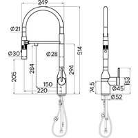 Смеситель Paulmark Magneto One Ma213188-AN (черный/антрацит) - Изображение №12 — Chaika Market