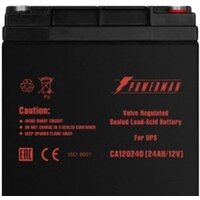Аккумулятор для ИБП Powerman CA12240/UPS (12В/24 А·ч) - Изображение №2 — Chaika Market