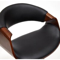 Офисное кресло TetChair Bend (орех/кожзам черный) - Изображение №6 — Chaika Market