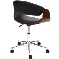 Офисное кресло TetChair Bend (орех/кожзам черный) - Изображение №9 — Chaika Market