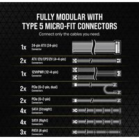 Блок питания Corsair SF-L SF850L CP-9020245-EU - Изображение №4 — Chaika Market