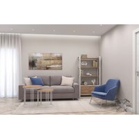 Стеллаж Hype Mebel Стандарт Люкс 50x170 (черный/древесина белая) - Изображение №3 — Chaika Market