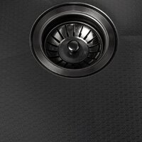 Кухонная мойка ARFEKA ECO AR 450*500 BLACK PVD NANO DECOR - Изображение №3 — Chaika Market