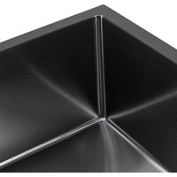 Кухонная мойка ARFEKA ECO AR 450*500 BLACK PVD NANO DECOR - Изображение №5 — Chaika Market