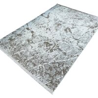 Ковер для жилой комнаты Radjab Carpet Бутик BT 328 Прямоугольник 11549RK (2x2.9, Cream/Brown) — Chaika Market