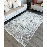 Ковер для жилой комнаты Radjab Carpet Бутик BT 328 Прямоугольник 11549RK (2x2.9, Cream/Brown) - Изображение №7 — Chaika Market