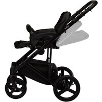 Универсальная коляска Indigo Tour Eco (2 в 1, te 09/черная кожа+серо-бежевый) - Изображение №7 — Chaika Market