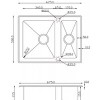 Кухонная мойка ZorG GS 6750-2 (белый) - Изображение №5 — Chaika Market
